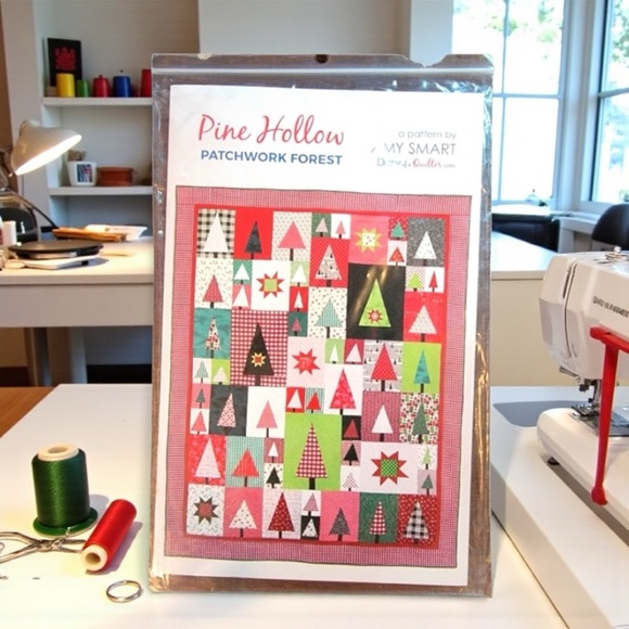 Pine Hollow | Holiday | Nwt Pine Hollow Patchwork Forest Quilt Pattern ...